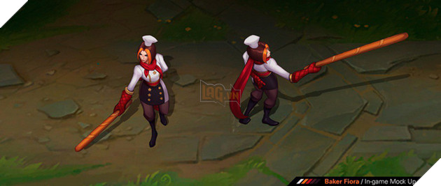 LMHT: Riot cũng phải ngỡ ngàng trước trang phục Fiora Thợ Làm Bánh do fan tự thiết kế - Ảnh 2. LMHT: Riot cũng phải ngỡ ngàng trước trang phục Fiora Thợ Làm Bánh do fan tự thiết kế - Ảnh 2.