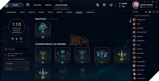 Cùng nghía qua tài khoản LMHT khủng nhất thế giới, cấp 1444, 891 trang phục và nhiều thứ khác nữa. 8