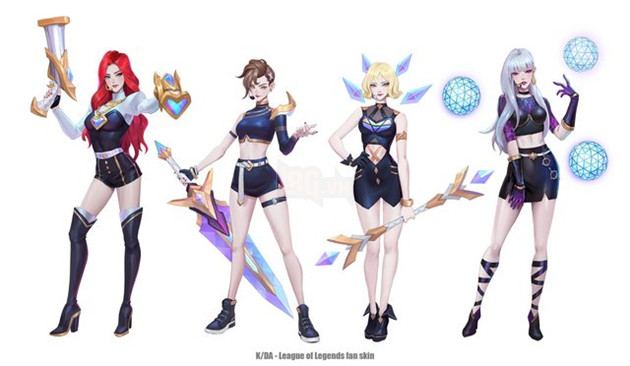 LMHT: Xuat hien concept ve nhung thanh vien moi cua nhom nhac K/DA, dep khong thua gi hang chinh chu cua Riot 5 LMHT: Xuất hiện concept về những thành viên mới của nhóm nhạc K/DA, đẹp không thua gì hàng chính chủ của Riot 5
