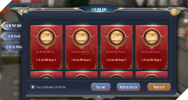 MU Awaken VNG tang li xi va Giftcode cho game thu cuc chat khi Tet ngay cang den gan 5 MU Awaken VNG tặng lì xì và Giftcode cho game thủ cực chất khi Tết ngày càng đến gần 5