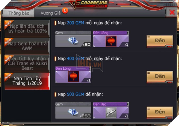 CrossFire Legends: Duy nhất trong hôm nay, nạp nhân đôi nhận ngay vũ khí VIP AWM-Inferno Dragon 4