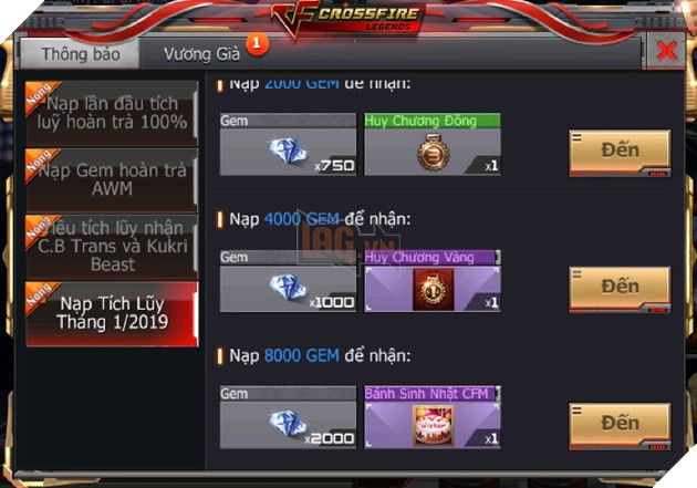 CrossFire Legends: Duy nhất trong hôm nay, nạp nhân đôi nhận ngay vũ khí VIP AWM-Inferno Dragon 6