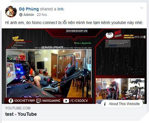 Sau vài ngày du mục Độ Mixi đành phải dùng kênh Youtube phụ để livestream - Ảnh 1.
