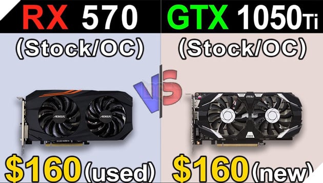RX 570 vs GTX 1050 Ti: Đâu mới là lựa chọn tốt hơn cho PC chơi game giá rẻ?