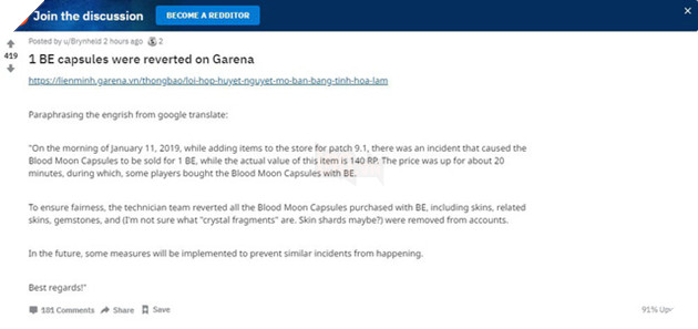 LMHT: Xử lý lỗi game mà Riot Games cũng không thể khắc phục trong một nốt nhạc, NPH Vietnam Esports được game thủ quốc tế ca ngợi hết lời - Ảnh 3.