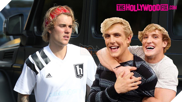 Justin Bieber cảm thấy không thoải mái và chế giếu khi được hỏi về Logan Paul