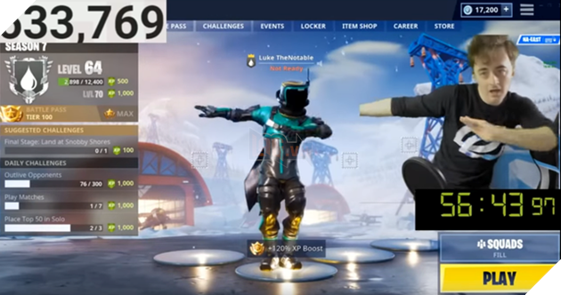 Quẩy suốt 10 tiếng, youtuber chuyên Fortnite này kiếm ngon lành gần 50 triệu đồng - Ảnh 1.