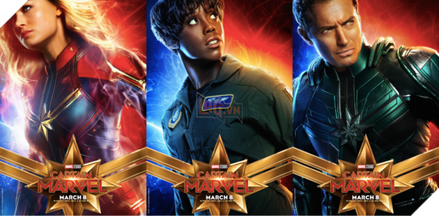 Poster Captain Marvel mới được tung ra với nhiều nhân vật. Nguồn: Internet.