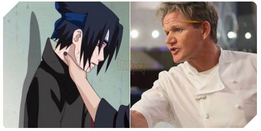 Meme bóp cổ Sasuke