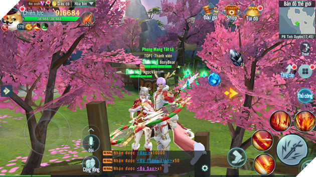 Mỗi ngày sẽ có 01 lượt đi phụ bản Tình Duyên để vun đắp tình cảm giữa bạn và người ấy trong game. Tiêu diệt quái và boss, cặp đôi sẽ nhận được: Tàng bảo đồ tình duyên, điểm tình duyên, hoa,..