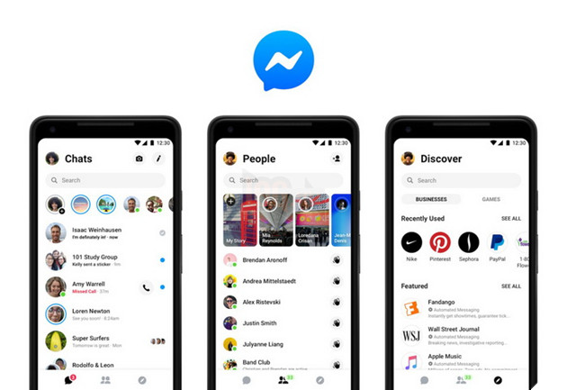 Giao diện tối giản của Facebook Messenger trong bản cập nhật tiếp theo