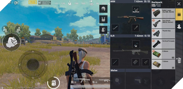 AKM và SLR không phải là một combo dễ dùng. Nguồn: Internet.