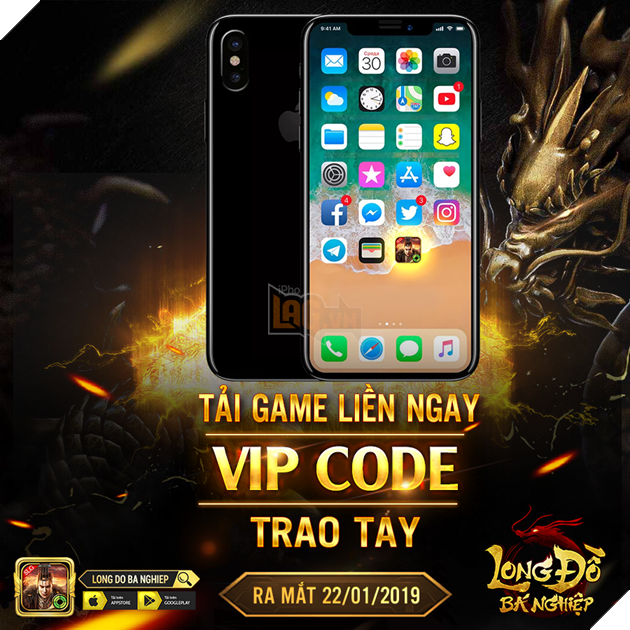 Tổng hợp các Giftcode khủng của Long Đồ Bá Nghiệp - tựa game chiến thuật hàng đầu Việt Nam
