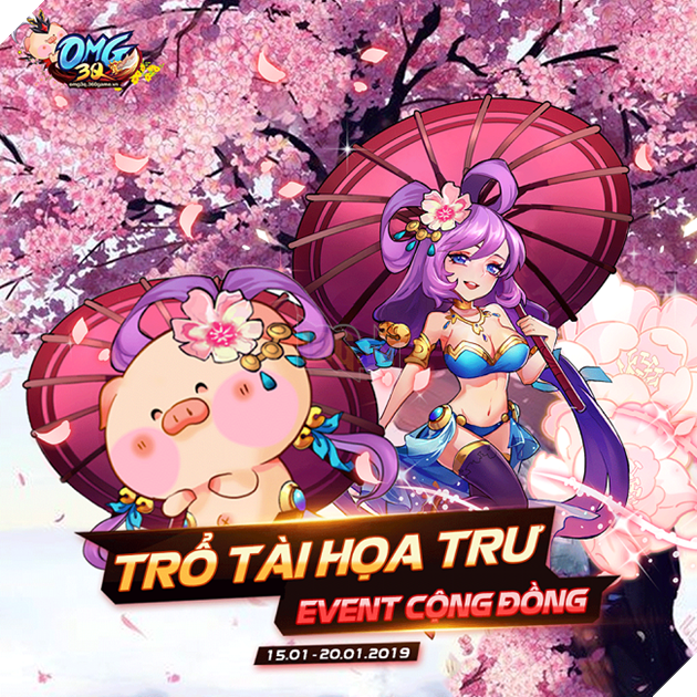 Cơn mưa sự kiện Tết Nguyên Đán dành tặng cho game thủ OMG 3Q 4