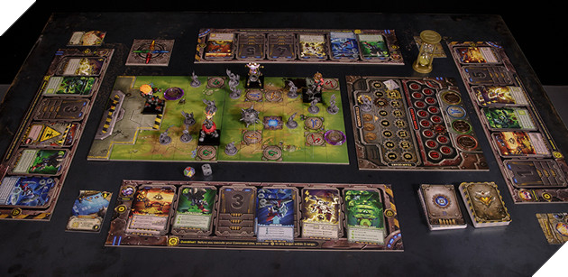 Mech vs Minions là một board game có khá nhiều mảnh khác nhau. Nguồn: Internet.