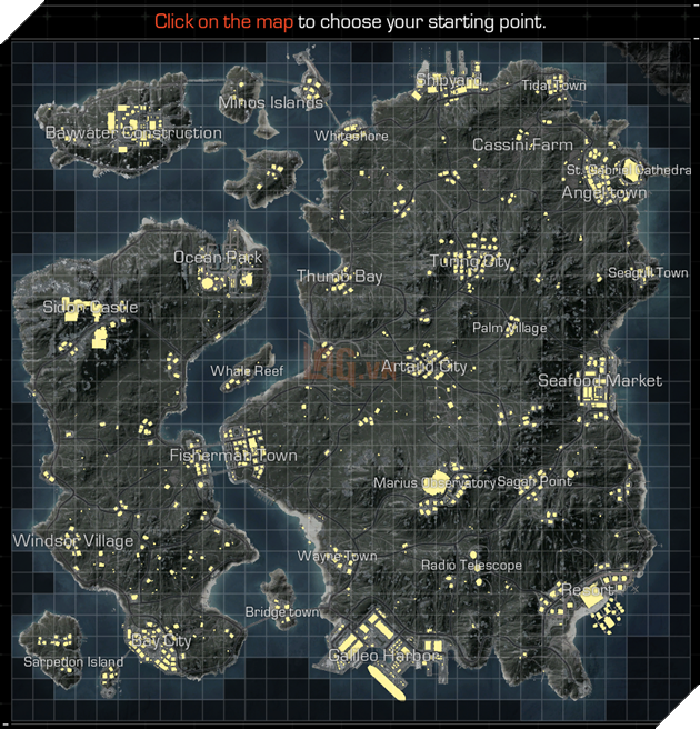 Bản đồ Europa Garena RoE mới nhất trong game. Nguồn: Internet.