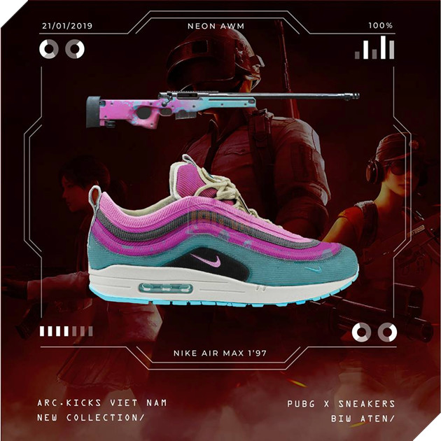 Sẽ như thế nào khi thương hiệu giày Nike nổi tiếng cùng kết hợp với PUBG?