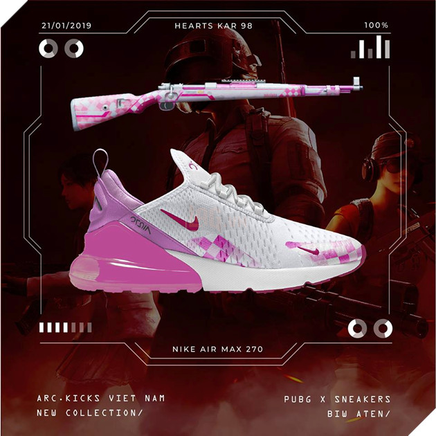 Sẽ như thế nào khi thương hiệu giày Nike nổi tiếng cùng kết hợp với PUBG? 2