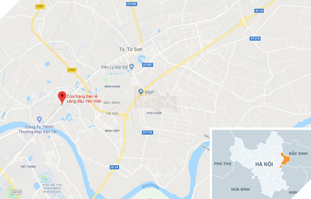 Nam thanh nien bat lua soi binh giua cay xang, lua ben, xe chay rui hinh anh 2