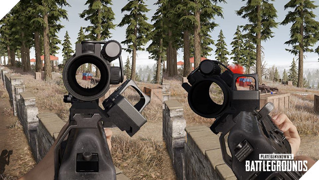 Canted Sight là phụ kiện mới nhất được cập nhật trên máy chủ thử nghiệm PUBG bản #25 này. Nguồn: Internet.