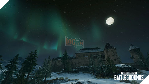 Chế độ ban đêm xuất hiện trên bản đồ Vikendi trong bản cập nhật số 25 PUBG trên máy chủ thử nghiệm. Nguồn: Internet.