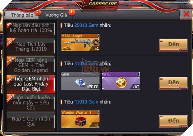 CrossFire Legends: Tặng set vũ khí VIP Transformers cùng sự kiện Nạp 1 được 2 ngay trong hôm nay 23/1 6