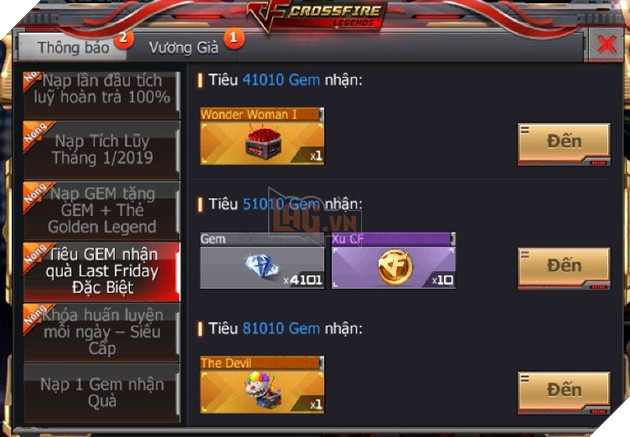 CrossFire Legends: Tặng set vũ khí VIP Transformers cùng sự kiện Nạp 1 được 2 ngay trong hôm nay 23/1 7