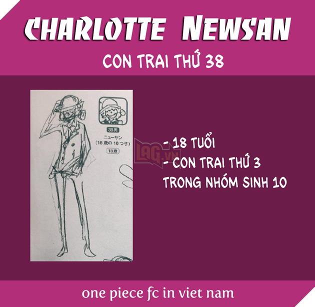 One Piece - Vua Hải Tặc - Tổng hợp 46 người con trai của Tứ Hoàng Big Mom 5