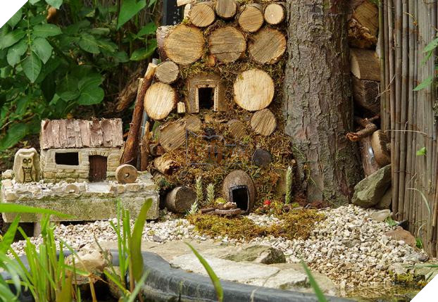 Phát hiện gia đình chuột sống sau vườn nhà, chàng trai xây cho chúng ngôi làng tí hon 2