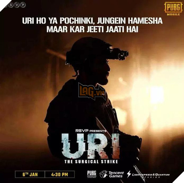 PUBG Mobile bất ngờ thông báo sẽ hợp tác với thương hiệu phim Ấn Độ nổi tiếng 3