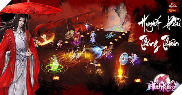 Tình kiếm 3D tặng ngay 300 Giftcode và phiên bản cập nhật mừng xuân 2019