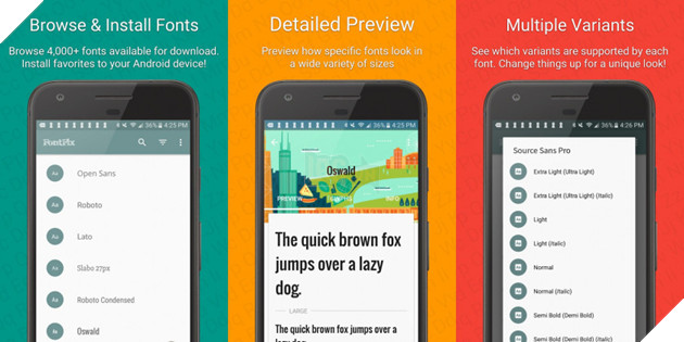 Root máy là cách thay đổi font Android triệt để nhất. nguồn: Internet.