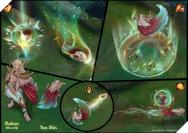 LMHT: Trai đẹp Rakan bị Riot nerf thê thảm trên máy chủ PBE 3