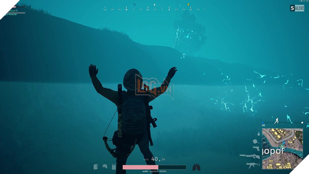 Để bị hụt hỏi chết đuối là một sai lầm phổ biến trong PUBG. Nguồn: Internet.