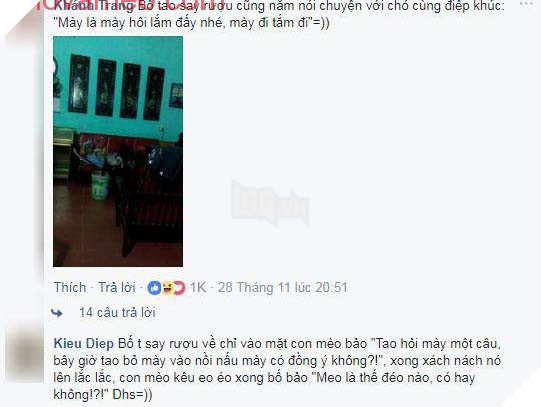 Chết cười với các bố khi đã say là cần ngay chuyên gia tâm lý thú cưng 2