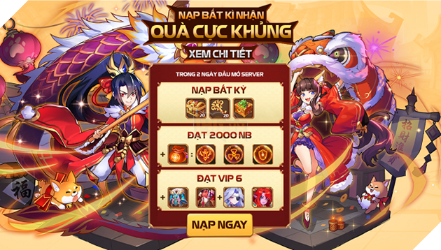 OMG 3Q ra mắt máy chủ Tết cho game thủ Khai Xuân Đắc Lộc 3