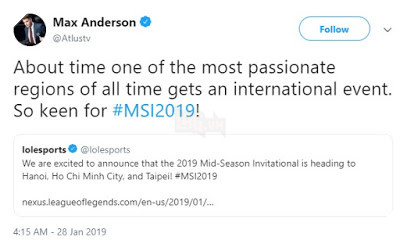 MSI 2019 - Ngoài các tuyển thủ sẽ tới Việt Nam chúng ta còn chào đón hàng loạt phóng viên và Caster nổi tiếng trên khắp thế giới 7