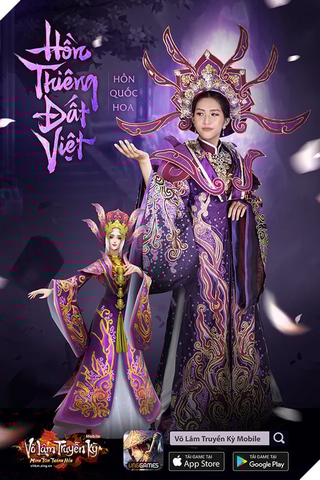 Mỹ nữ Võ Lâm Truyền Kỳ Mobile hóa thân Hồn Thiêng Đất Việt