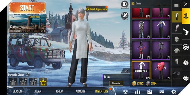Lộ diện combo thuần Việt Áo dài Nón lá sắp được đưa vào PUBG mobile