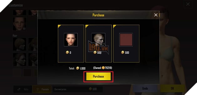 PUBG Mobile VN: Cach thay doi ngoai hinh, kieu toc cho nhan vat trong game 5 Cuối cùng sẽ là tổng hợp những thay đổi và giá tiền cho "dịch vụ thẩm mỹ này". Phải nói là quá rẻ luôn ấy! Ảnh chụp màn hình.