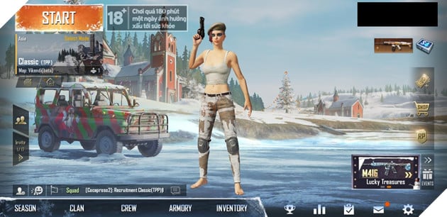 PUBG Mobile VN: Cach thay doi ngoai hinh, kieu toc cho nhan vat trong game 7 Giờ thì tận hưởng diện mạo mới của nhân vật thôi.Ảnh chụp màn hình.