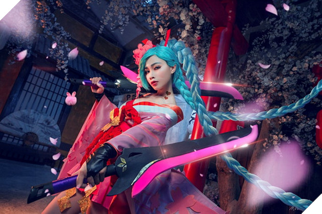 Lien Quan Mobile: Sac Xuan them hong cung bo Airi Hoa Anh Dao tu nu Cosplayer Viet xuat sac Liên Quân Mobile: Sắc Xuân thêm hồng cùng bộ Airi Hoa Anh Đào từ nữ Cosplayer Việt xuất sắc