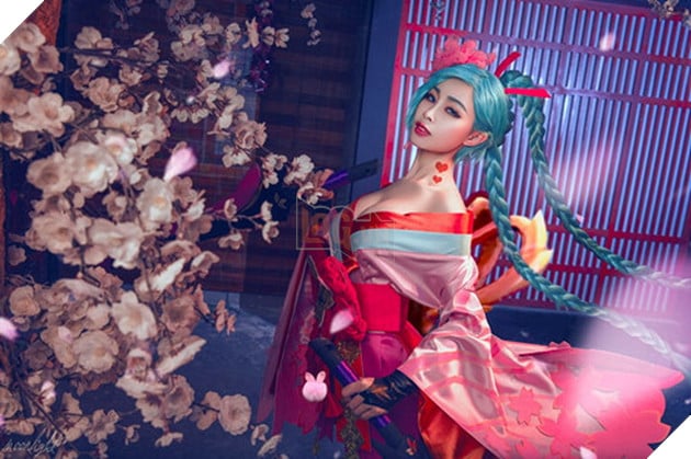 Liên Quân Mobile: Sắc Xuân thêm hồng cùng bộ Airi Hoa Anh Đào từ nữ Cosplayer Việt xuất sắc 3