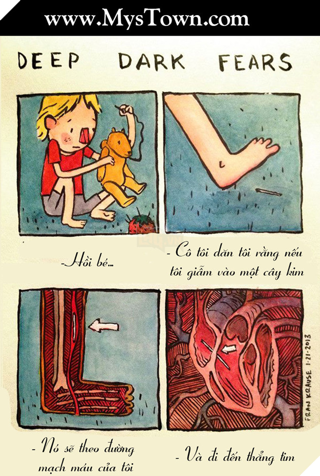 Tong hop cac mau truyen tranh rung ron ngan Deep dark fears 11 Tổng hợp các mẩu truyện tranh rùng rợn ngắn Deep dark fears 11