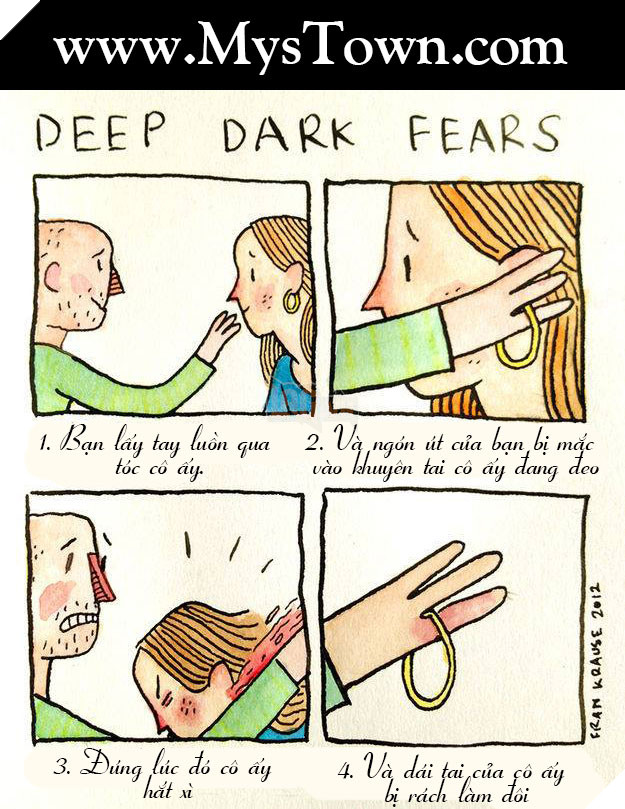 Tong hop cac mau truyen tranh rung ron ngan Deep dark fears Tổng hợp các mẩu truyện tranh rùng rợn ngắn Deep dark fears