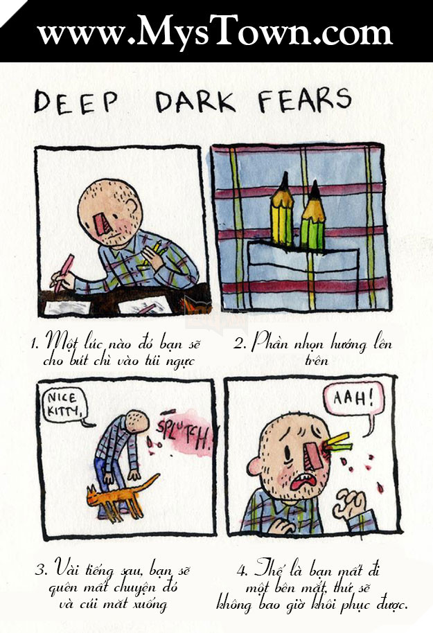 Tong hop cac mau truyen tranh rung ron ngan Deep dark fears 3 Tổng hợp các mẩu truyện tranh rùng rợn ngắn Deep dark fears 3