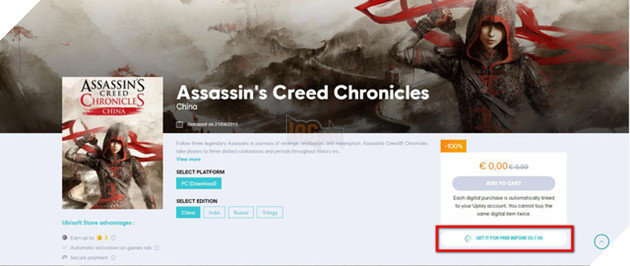 Nhanh tay nhận ngay game đỉnh Assassin’s Creed Chronicles miễn phí 100% - Ảnh 3. Nhanh tay nhận ngay game đỉnh Assassin’s Creed Chronicles miễn phí 100% - Ảnh 3.