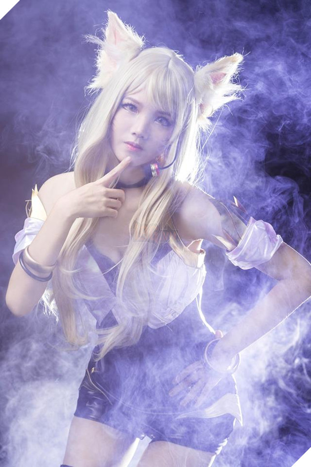 Bộ Cosplay Ahri KDA với thần thái bảo đảm choáng ngợp game thủ 4