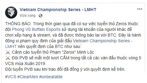 Lien Minh Huyen Thoai Optimus bat ngo to cao Zeros co hanh vi cay thue Elo tren facebook ca nhan 3 Liên Minh Huyền Thoại Optimus bất ngờ tố cáo Zeros có hành vị cày thuê Elo trên facebook cá nhân 3