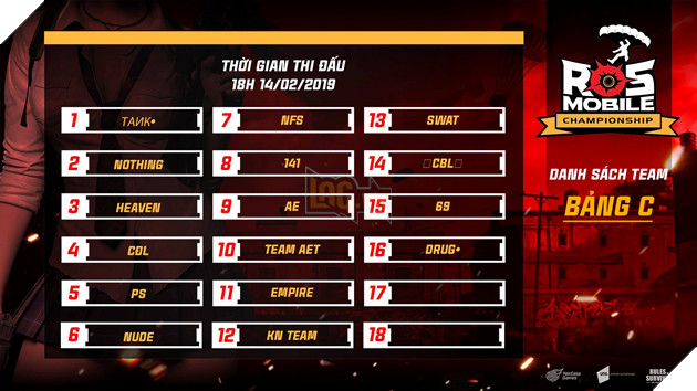 Giai dau Rules of Survival Mobile Championship 3 chinh thuc duoc khoi tranh vao 18h hom nay 12/2 4 Giải đấu Rules of Survival Mobile Championship 3 chính thức được khởi tranh vào 18h hôm nay 12/2